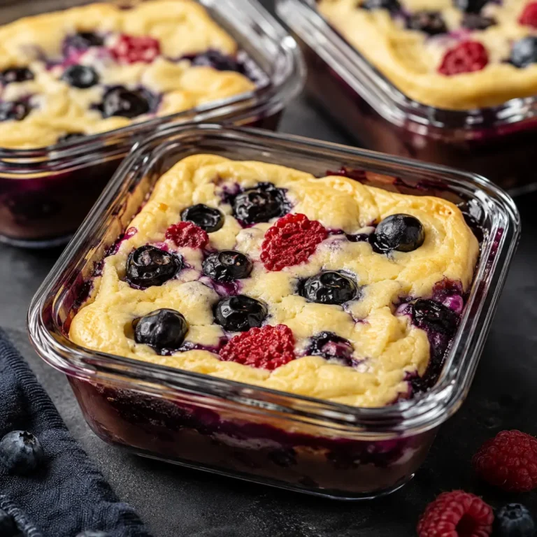 High-Protein Baked Pancake Bowls