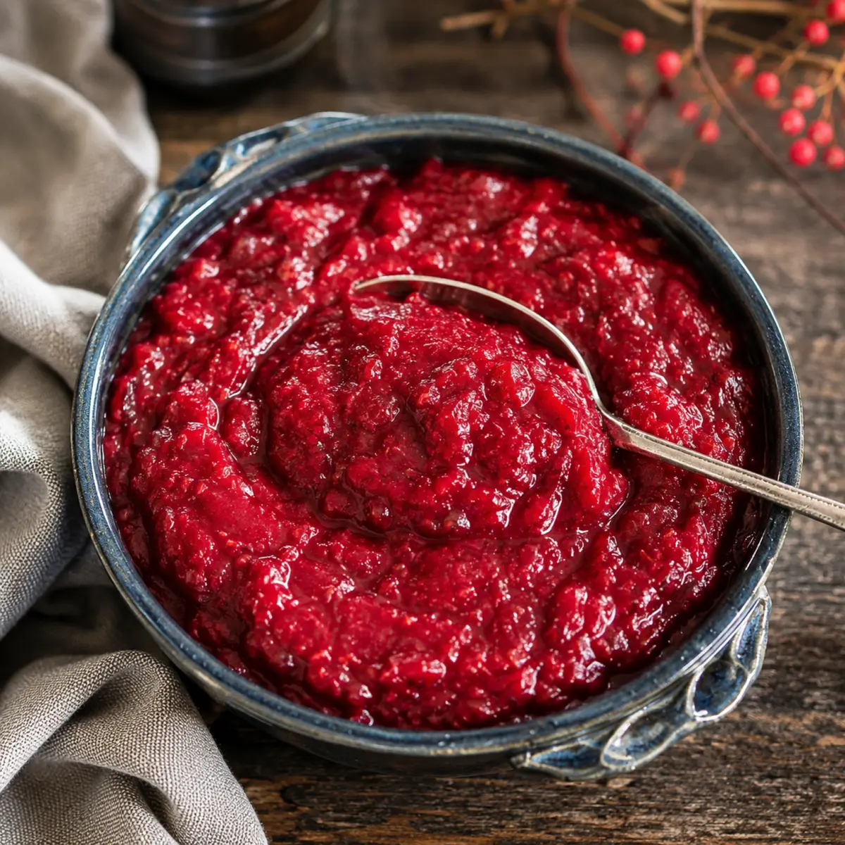 Homemade Cranberry Orange Sauce