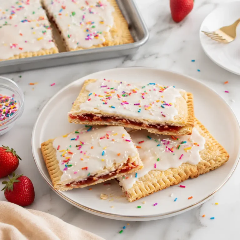 Homemade Strawberry Sheet Pan Pop Tart