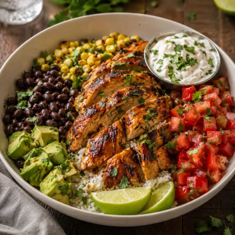 Honey & Lime Chicken Burrito Bowl