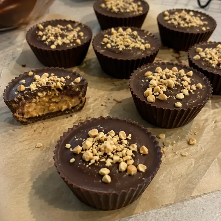 No-Bake Date Caramel Peanut Butter Cups