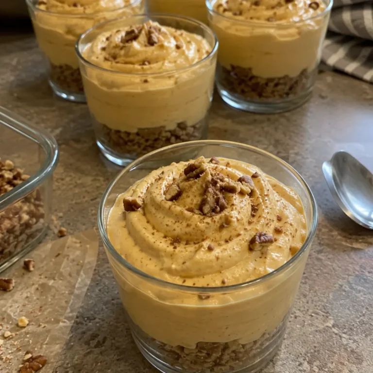 No-Bake Pumpkin Protein Cheesecake Cups