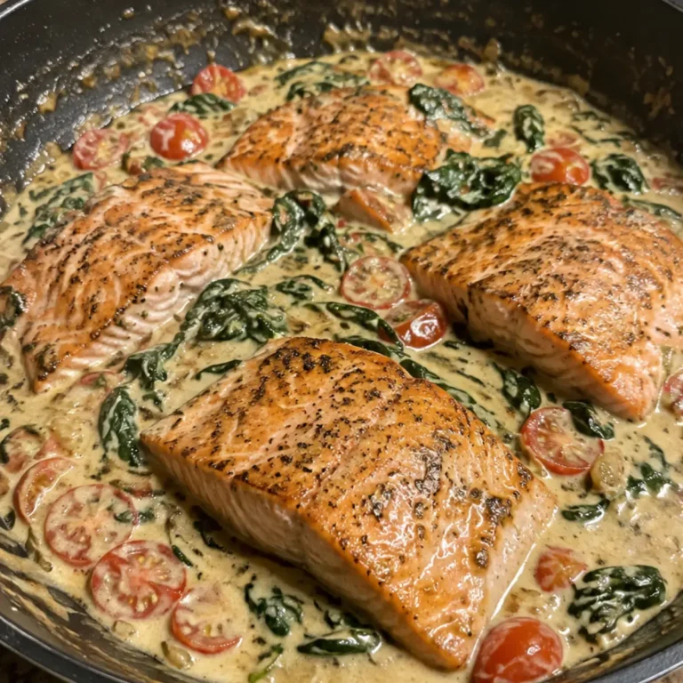 One-Pan Creamy Tuscan Salmon