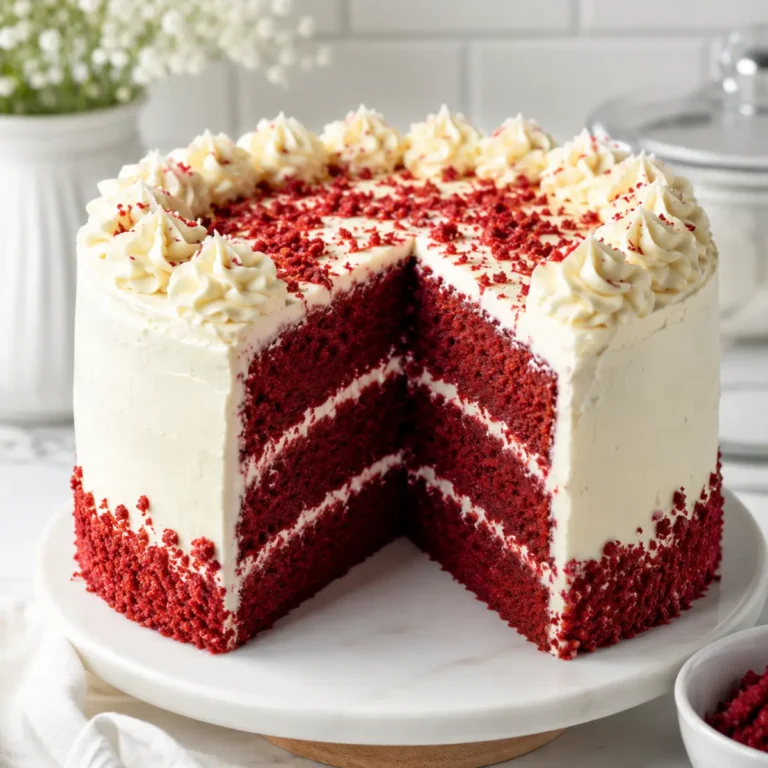 Red Velvet Cake with Cream Cheese Frosting