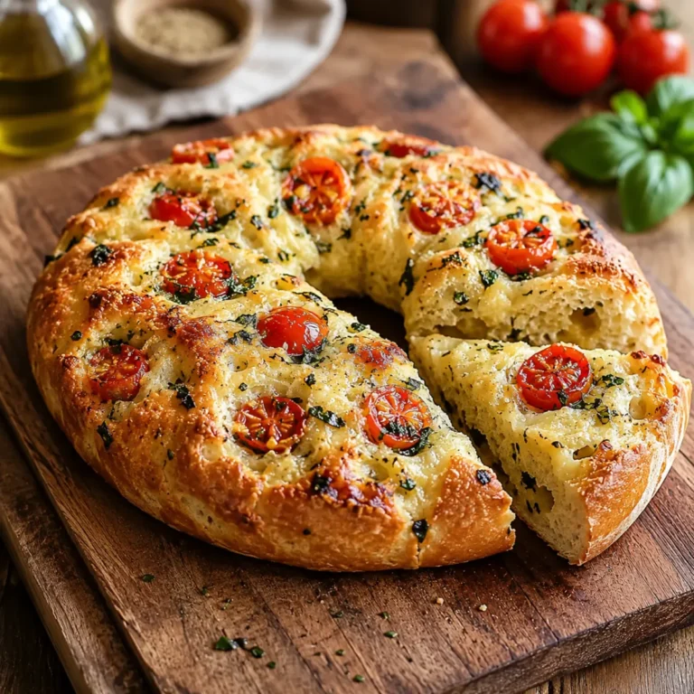 Savory Caprese Bread
