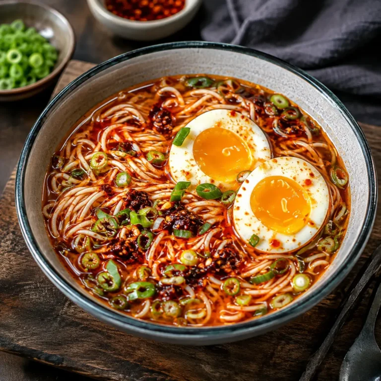 Spicy Gochujang Noodle Soup
