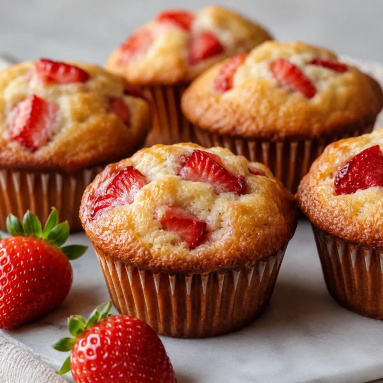 Strawberry Protein Muffins
