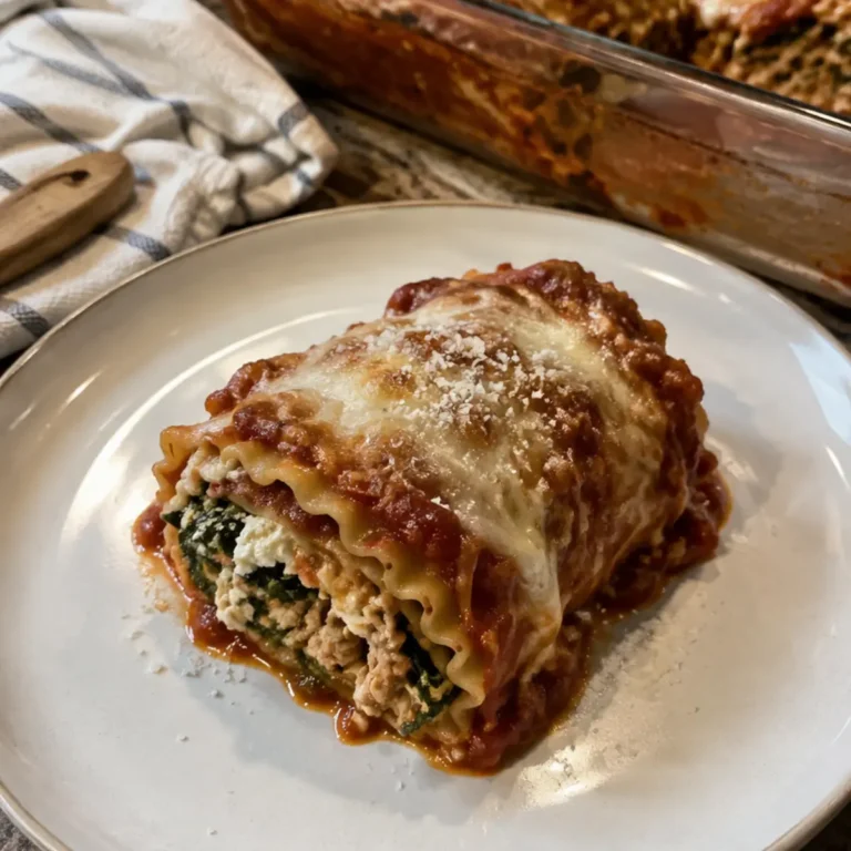 Veggie-Packed Turkey Lasagna Roll-Ups
